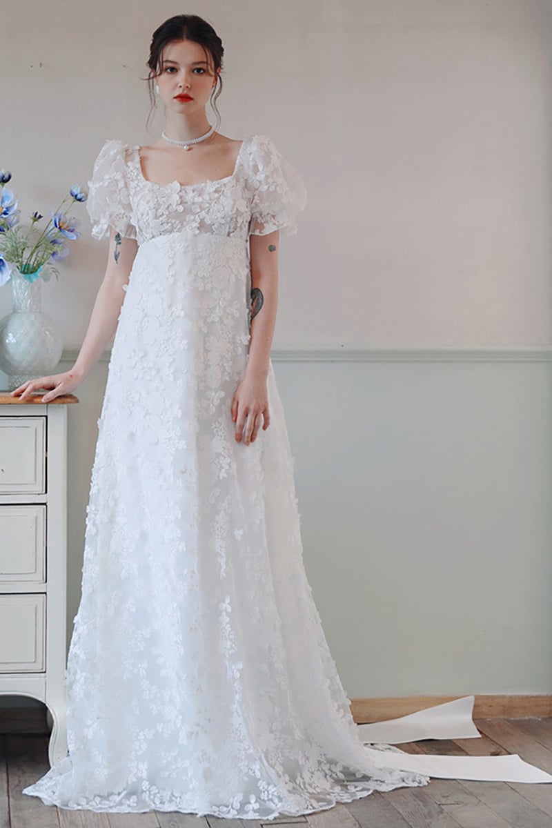 Juliet sleeve wedding dress best sale