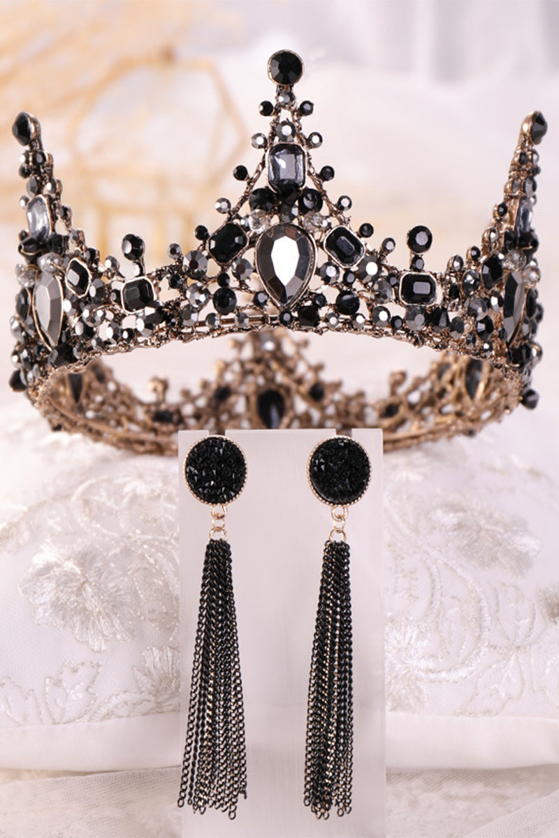 Crystals Rhinestone Tiara  Earrings Jewelry 620126258976