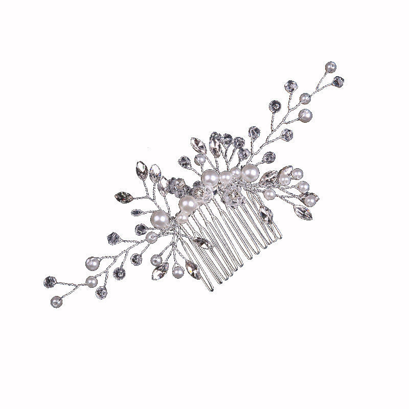 Pearl Bride Hair Comb Wedding Hair Accessories for Brides 597087436525