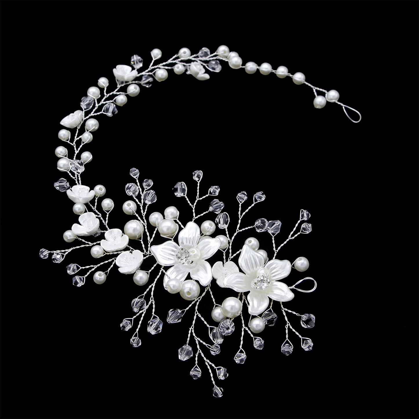 Wedding Headpieces Handmade Flowers Bridal Accessories Wedding Hair Accessories Crystal Pearl Headpieces 601071421433