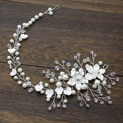 Wedding Headpieces Handmade Flowers Bridal Accessories Wedding Hair Accessories Crystal Pearl Headpieces 601071421433