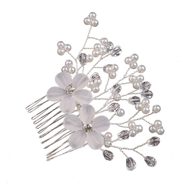 Bridal headwear Pearl hair comb Wedding bridal accessories with comb Accessorized multicolor headwear 601413822086