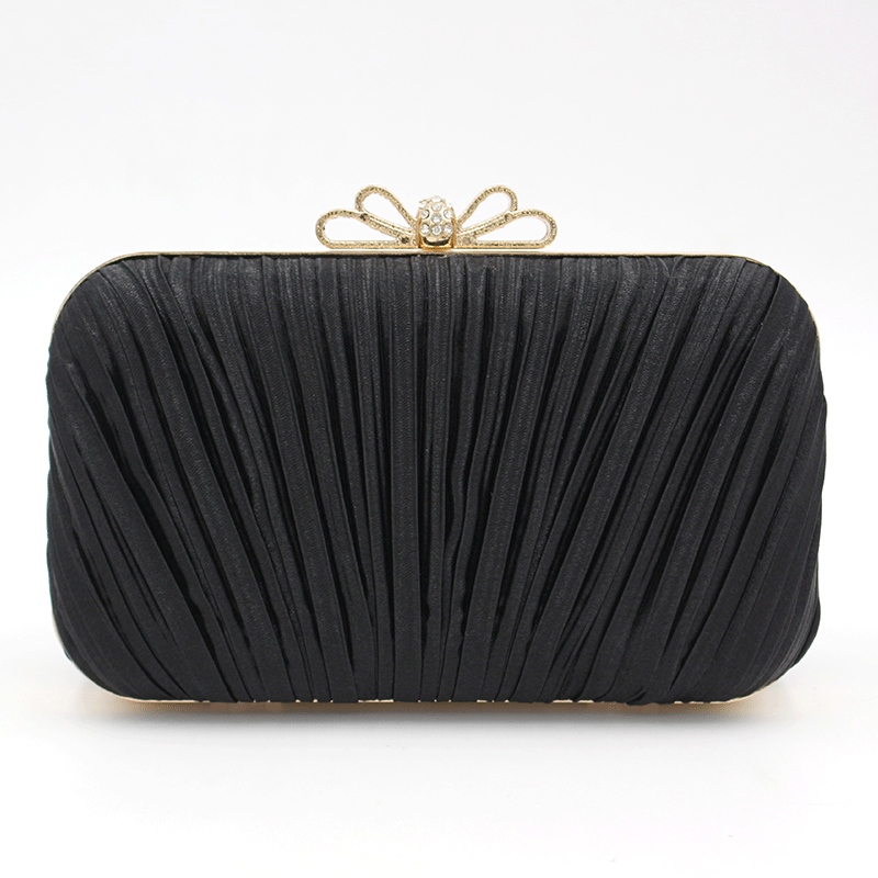 Pleated hand dinner bag Banquet bag Lady socialite evening gown bag 607095743182