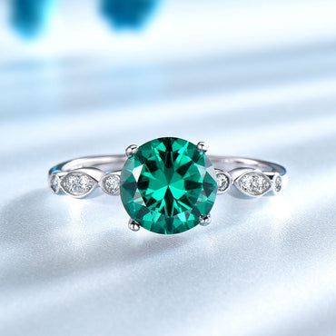 Birthstone sterling silver ring 616371567629