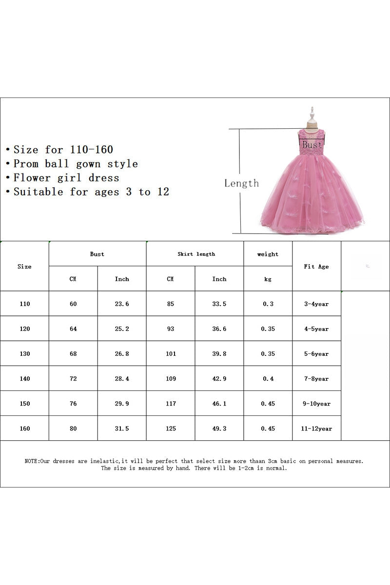 A-Line/Princess Scoop Neck Tulle Flower Girl Dresses With Sash/Bow  612626068133