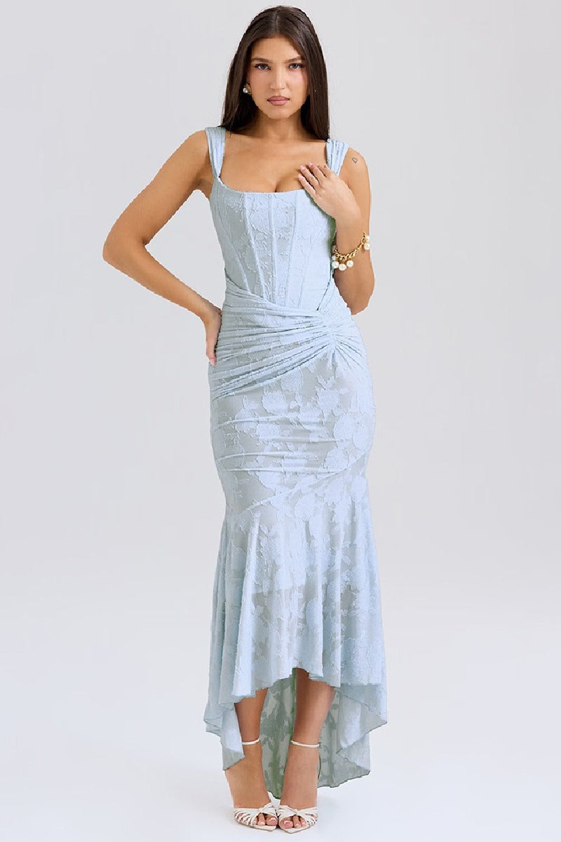 Fishtail Cocktail dress with strapless strap 754417287130