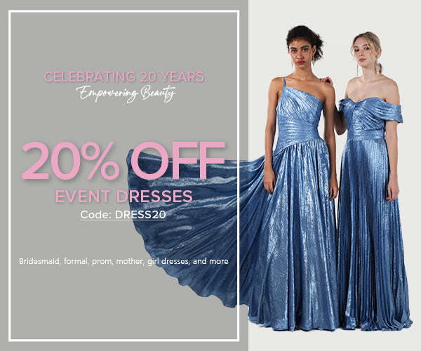 20th Anniversary Sale - 20% Off Event Dresses