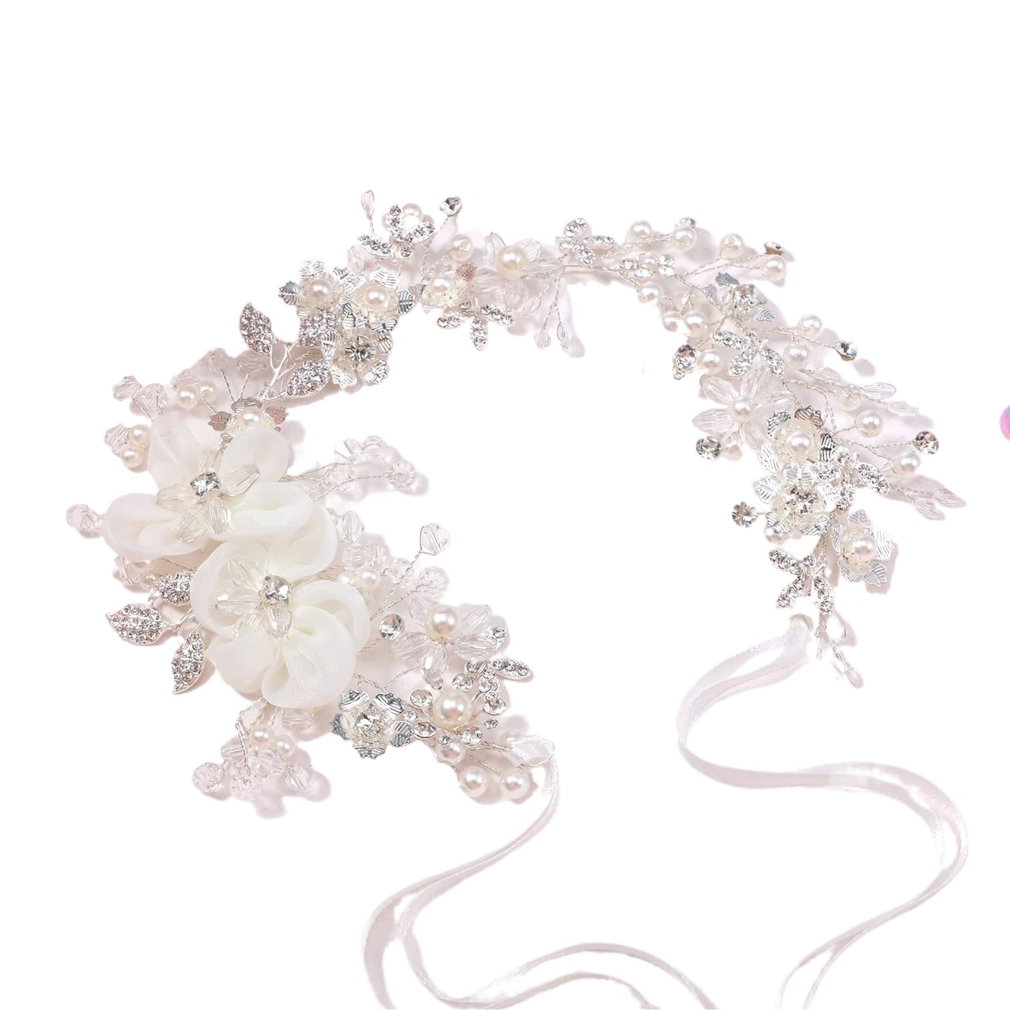 Bridal headband Pearl show headband wedding Headpieces 778654613241