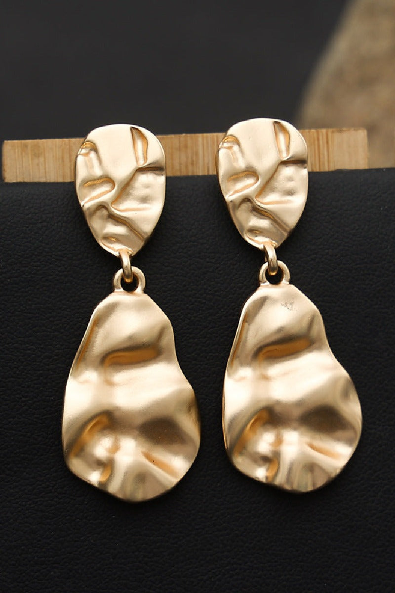 Drop-shaped percussion top fashion earrings   675009716085