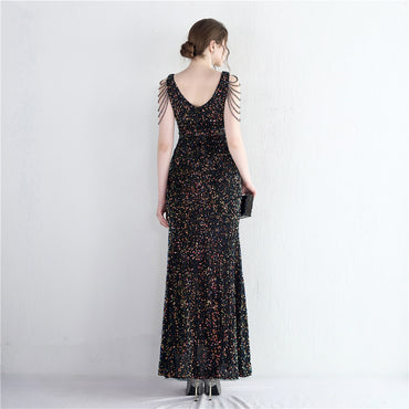 Trumpet-Mermaid Floor Length Sequins Dress 682786662179