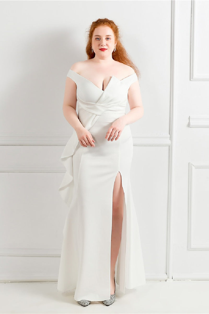 Sheath-Column Floor Length Satin Occasion Dress 646728901551