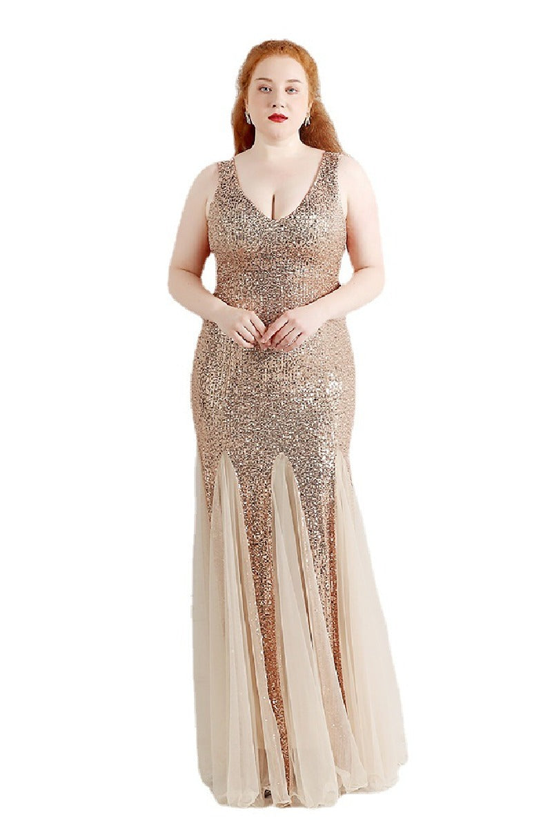 Trumpet-Mermaid Floor Length Evening Dress 647041333367