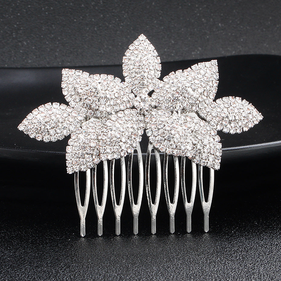 Bridal hair comb Pop rhinestone headpiece hair comb Wedding accessory 529286643073