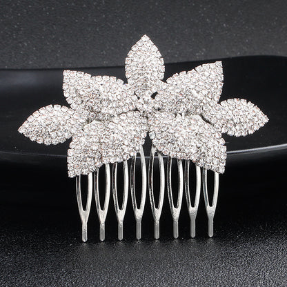 Bridal hair comb Pop rhinestone headpiece hair comb Wedding accessory 529286643073