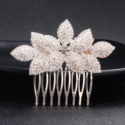 Bridal hair comb Pop rhinestone headpiece hair comb Wedding accessory 529286643073