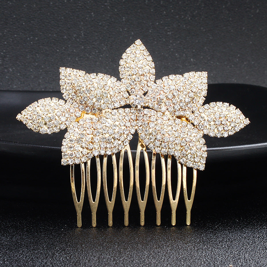 Bridal hair comb Pop rhinestone headpiece hair comb Wedding accessory 529286643073