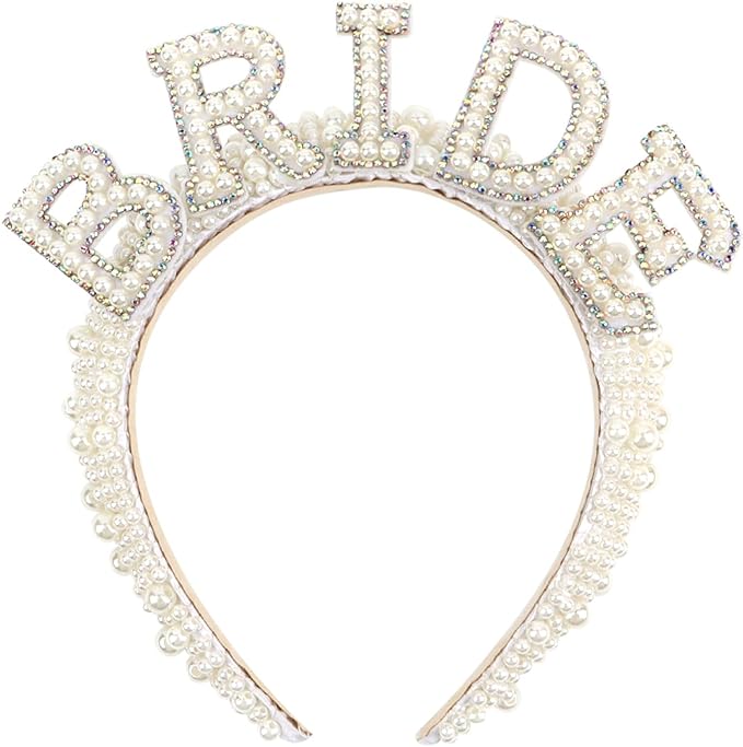 Bride pearl headband 713411831809