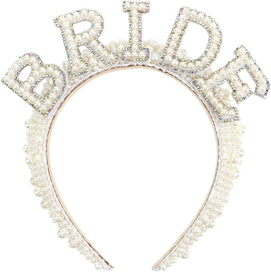 Bride pearl headband 713411831809