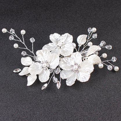 Handcrafted crystal Pearl Headwear Hairpin for wedding accessories 573589507863