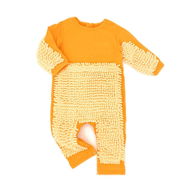 Baby crawler jumpsuit zippers are soil-proof 844763101583