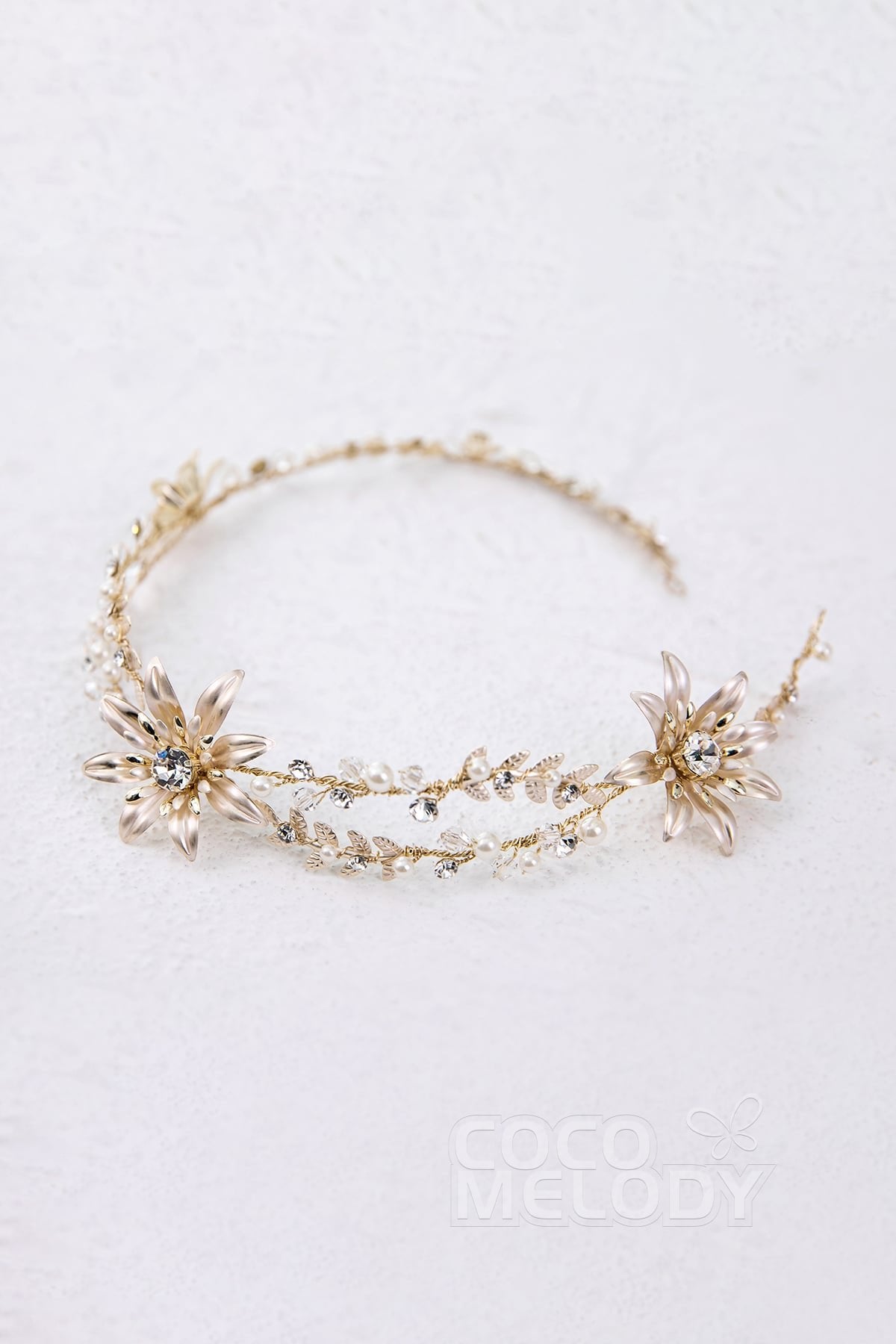 Latest Alloy Headpiece with Imitation Pearl AH17011