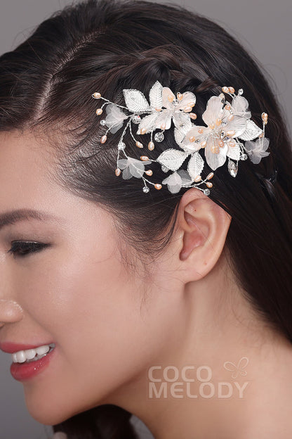 Pretty Alloy Hairpins with Imitation Pearl AH17042