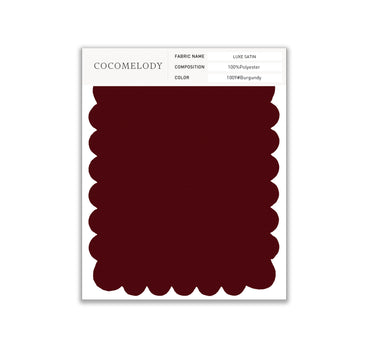 Luxe Satin Fabric Swatch in Single Color SWLS16001