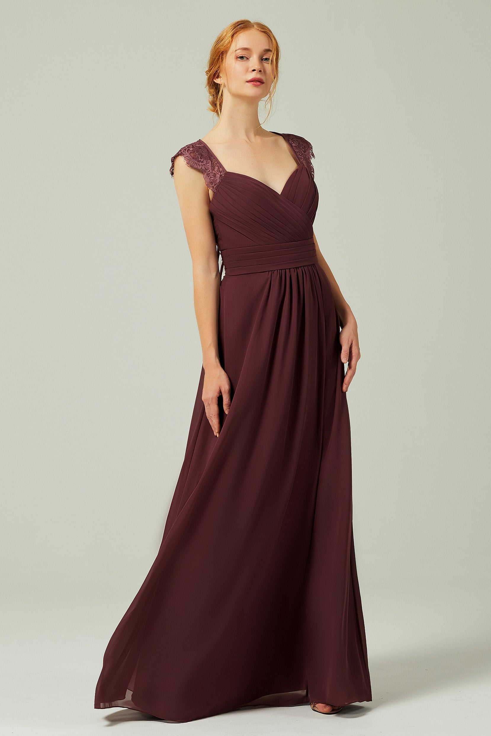 dark dusty rose bridesmaid dresses