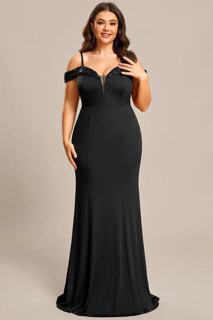 Sheath-Column Floor Length Knitted Fabric Bridesmaid Dress CB0659