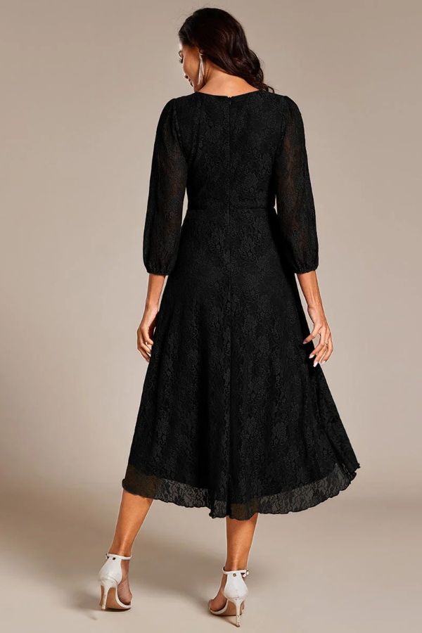 A-Line Midi Lace Dress CG0267