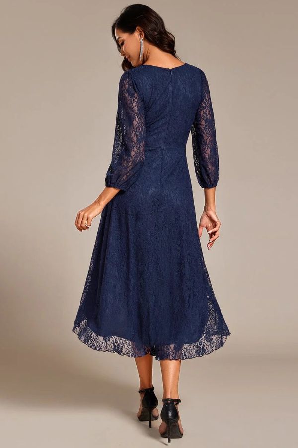 A-Line Midi Lace Dress CG0267