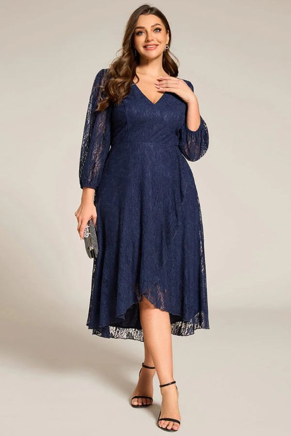 A-Line Midi Lace Dress CG0267