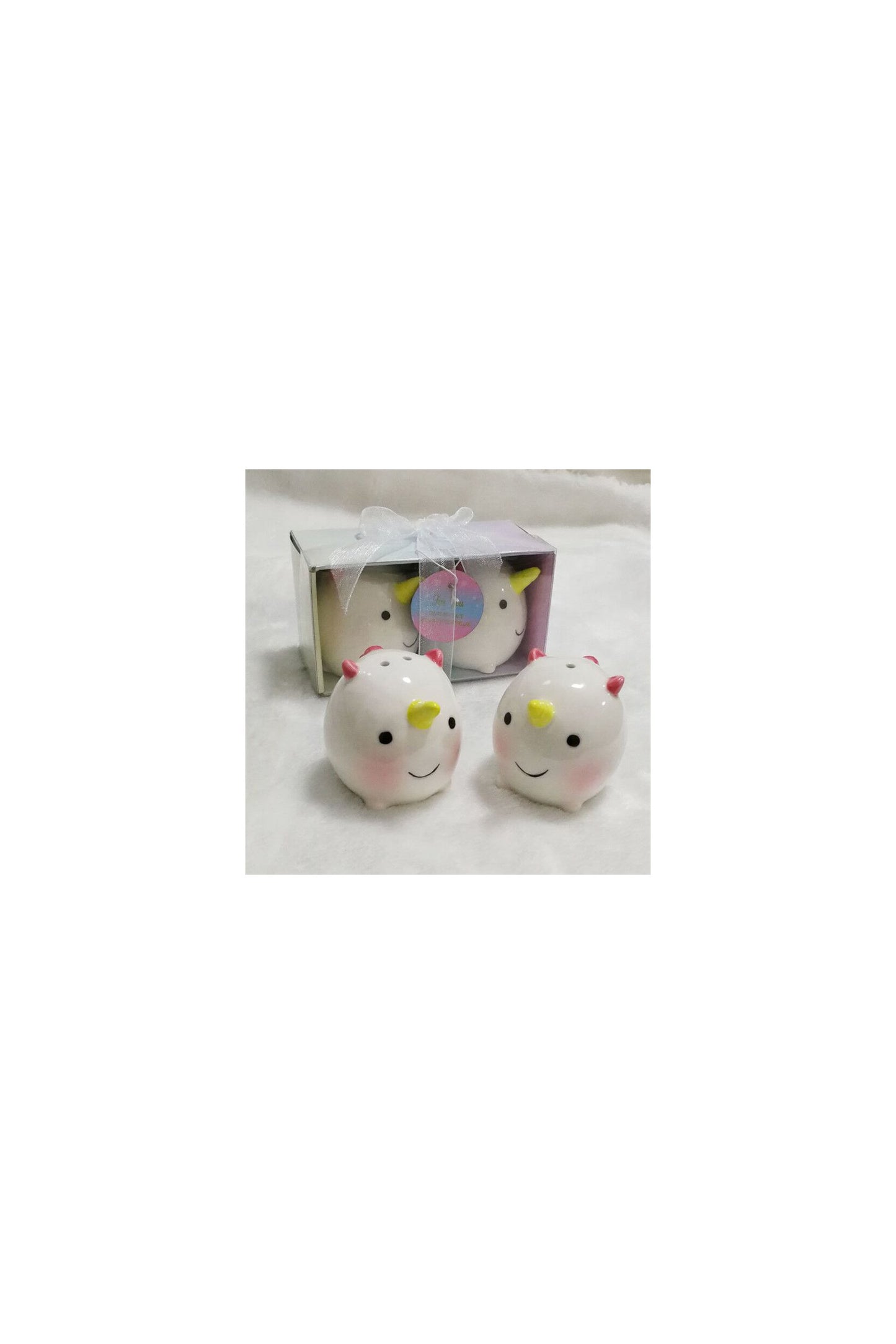 Unicorn Salt Pepper Shakers Set Baby Shower Favors Birthday Party Favors (Set of 6 pcs)