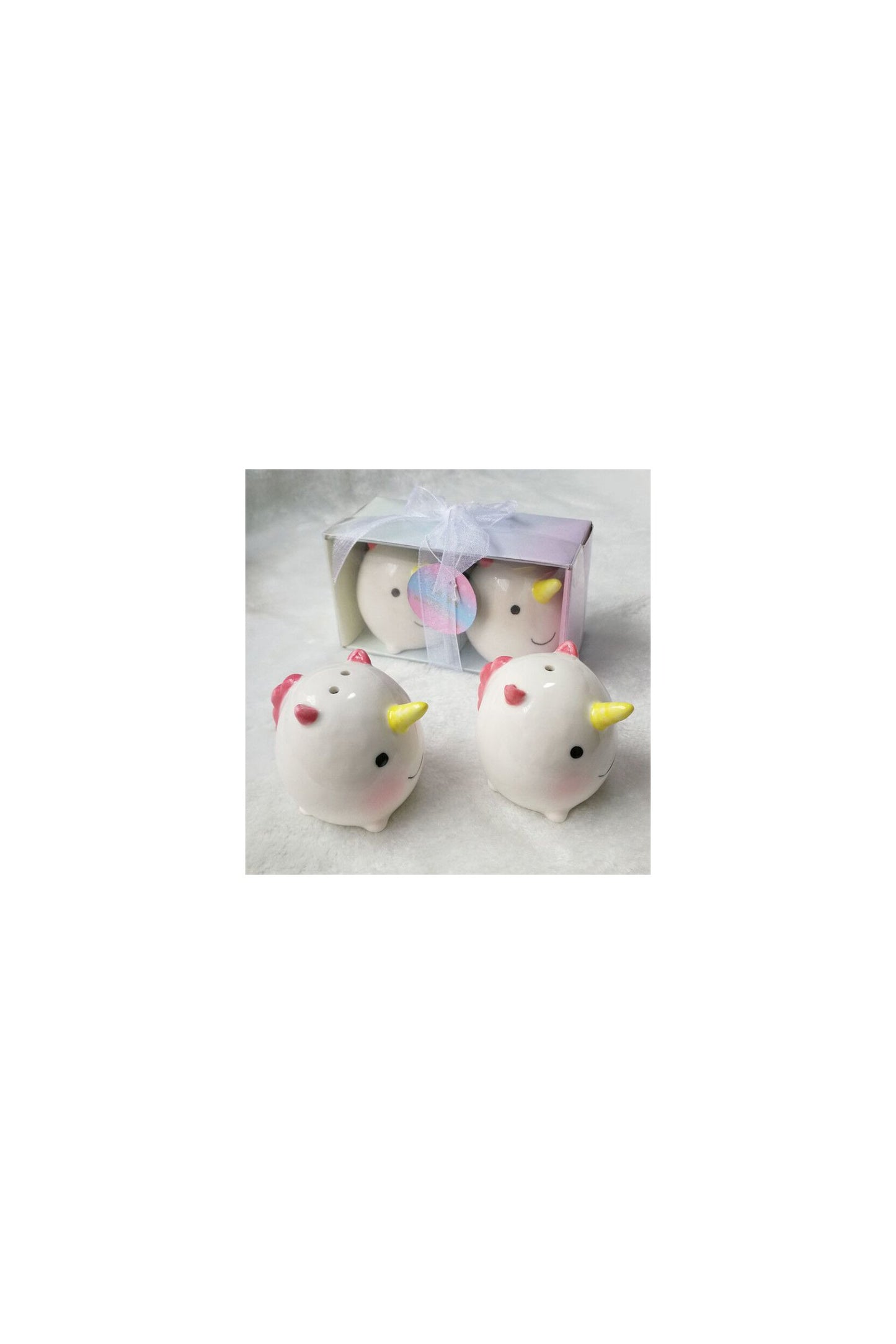 Unicorn Salt Pepper Shakers Set Baby Shower Favors Birthday Party Favors (Set of 6 pcs)