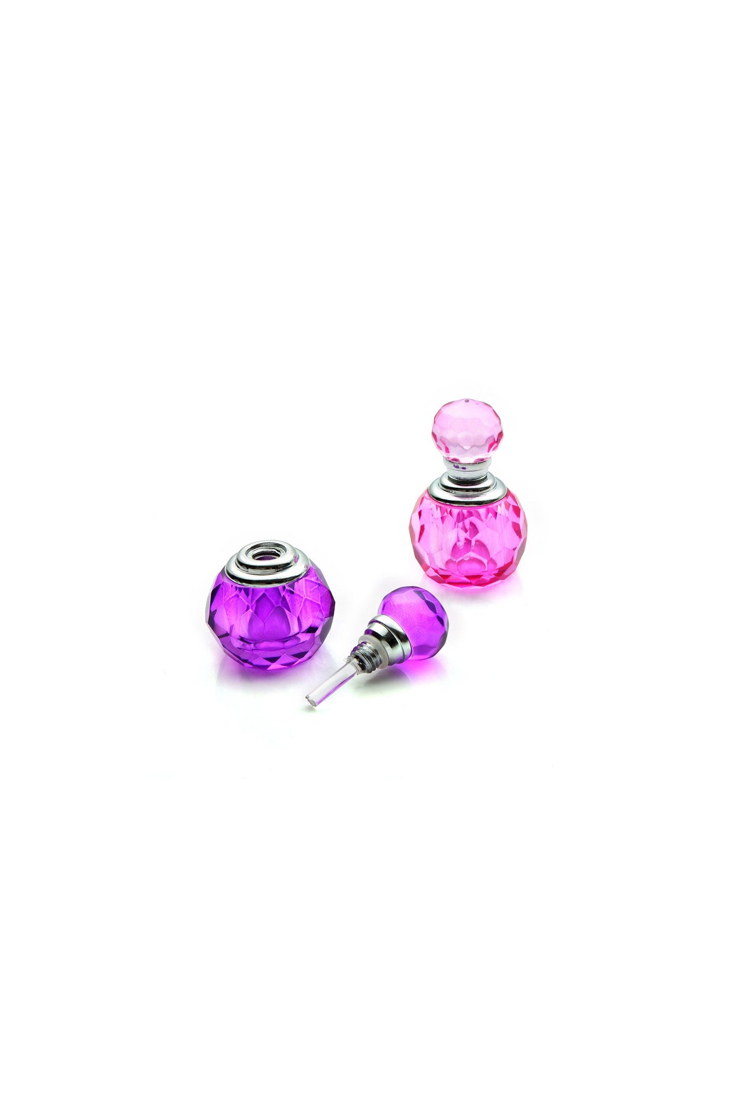 Mini Crystal Perfume Bottle with Stopper Bridal Party Favors CGF0105 (Set of 6 pcs)