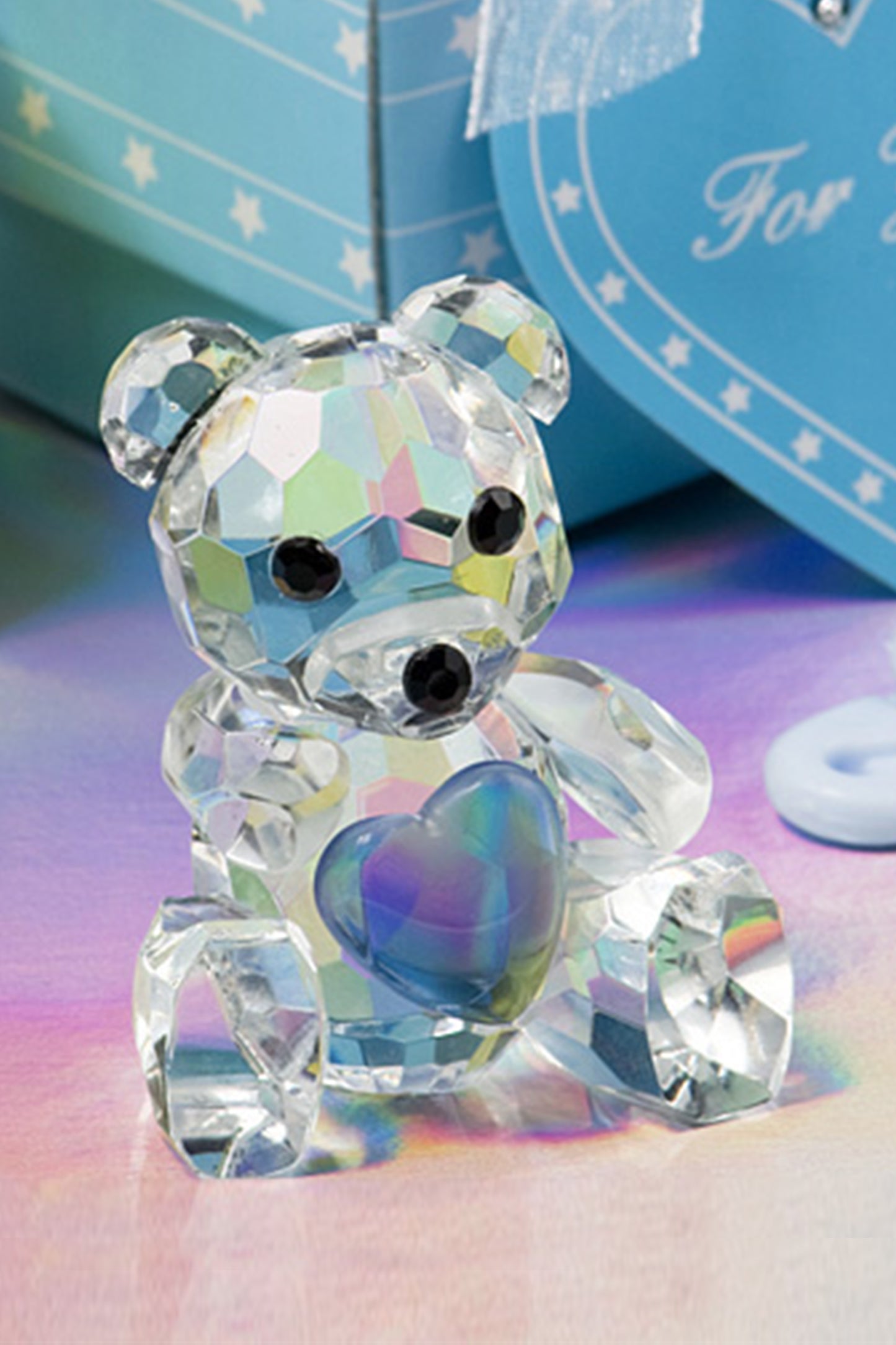 Baby shower Crystal Teddy Bear CGF0151 (Set of 6 pcs)