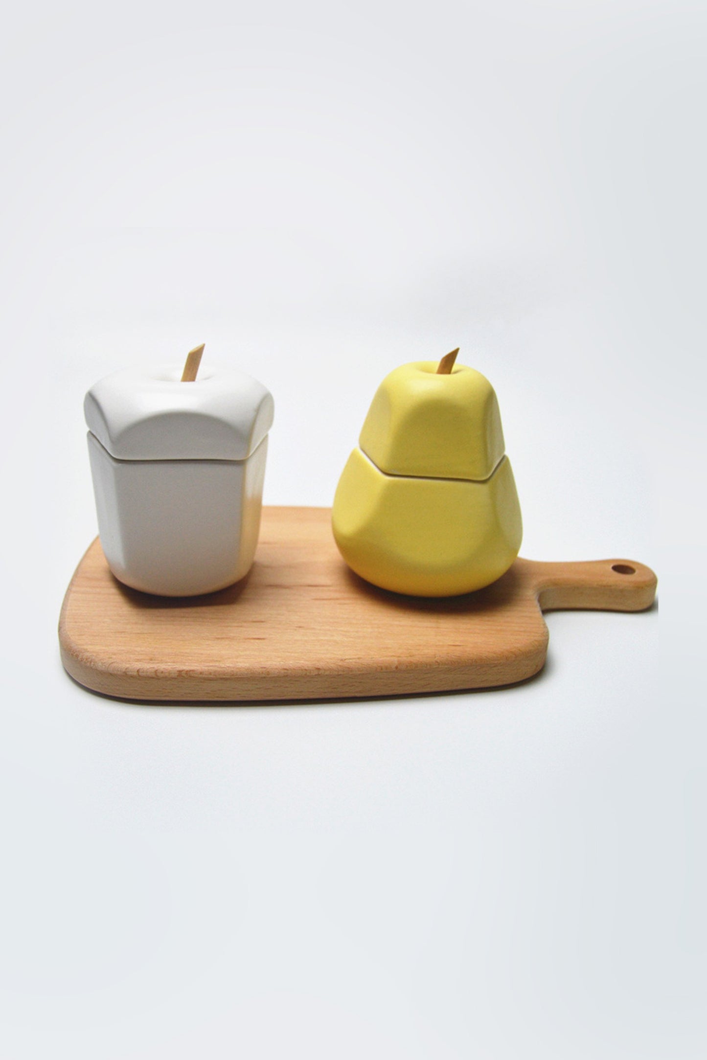 Fruit Shaped Ceramic Salt or Sugar Containers CGF0169 (Set of 1 pcs)