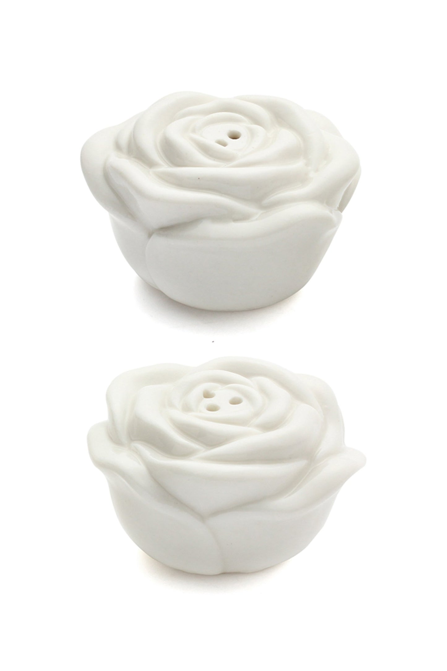 In Bloom Ceramic Rose Salt and Pepper Shakers CGF0183 (Set of 6 pcs)