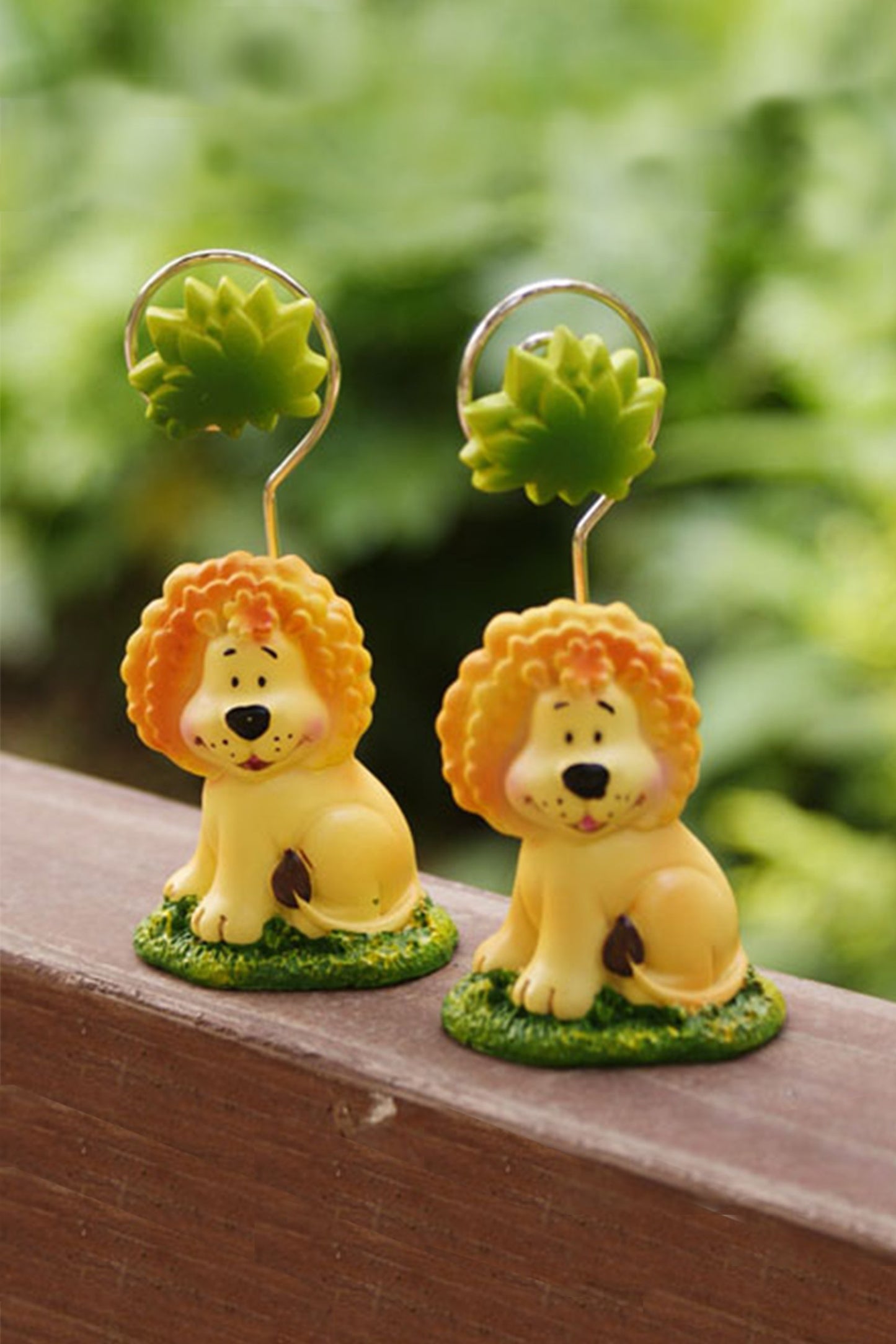 Born to be Wild Baby Lion Place Card Holders CGF0219 (Set of 6 pcs)