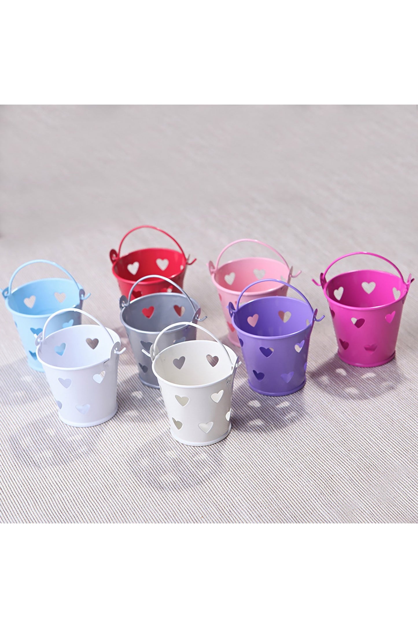 Heart Favor Pails CGF0231 (Set of 12 pcs)