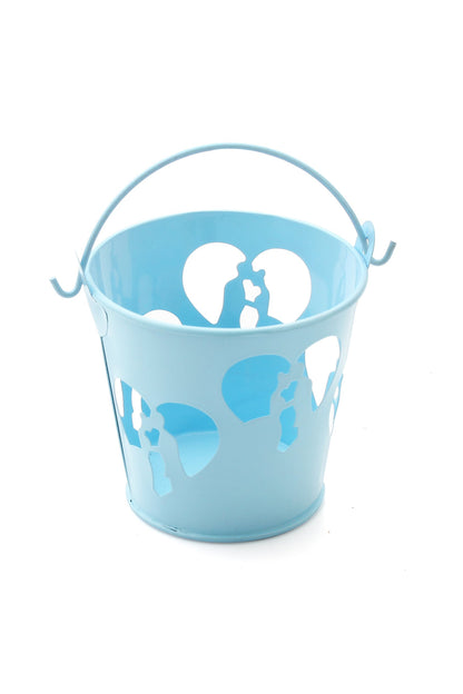 Graceful Wedding Favor Pails Miniature Buckets for Bridal Shower Hen Party Favors CGF0233 (Set of 12 pcs)