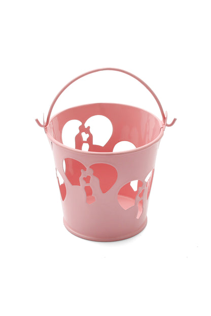 Graceful Wedding Favor Pails Miniature Buckets for Bridal Shower Hen Party Favors CGF0233 (Set of 12 pcs)