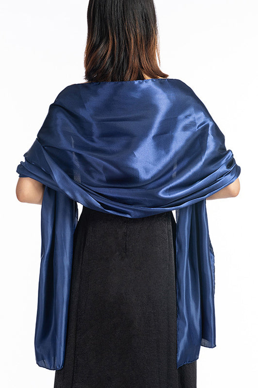 Elastic Satin Shawl with CJ0106