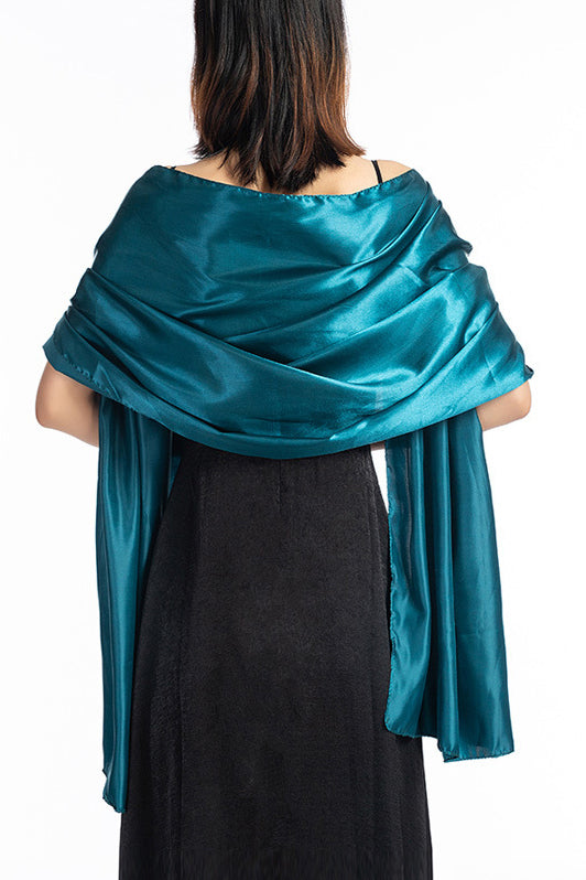 Elastic Satin Shawl with CJ0106