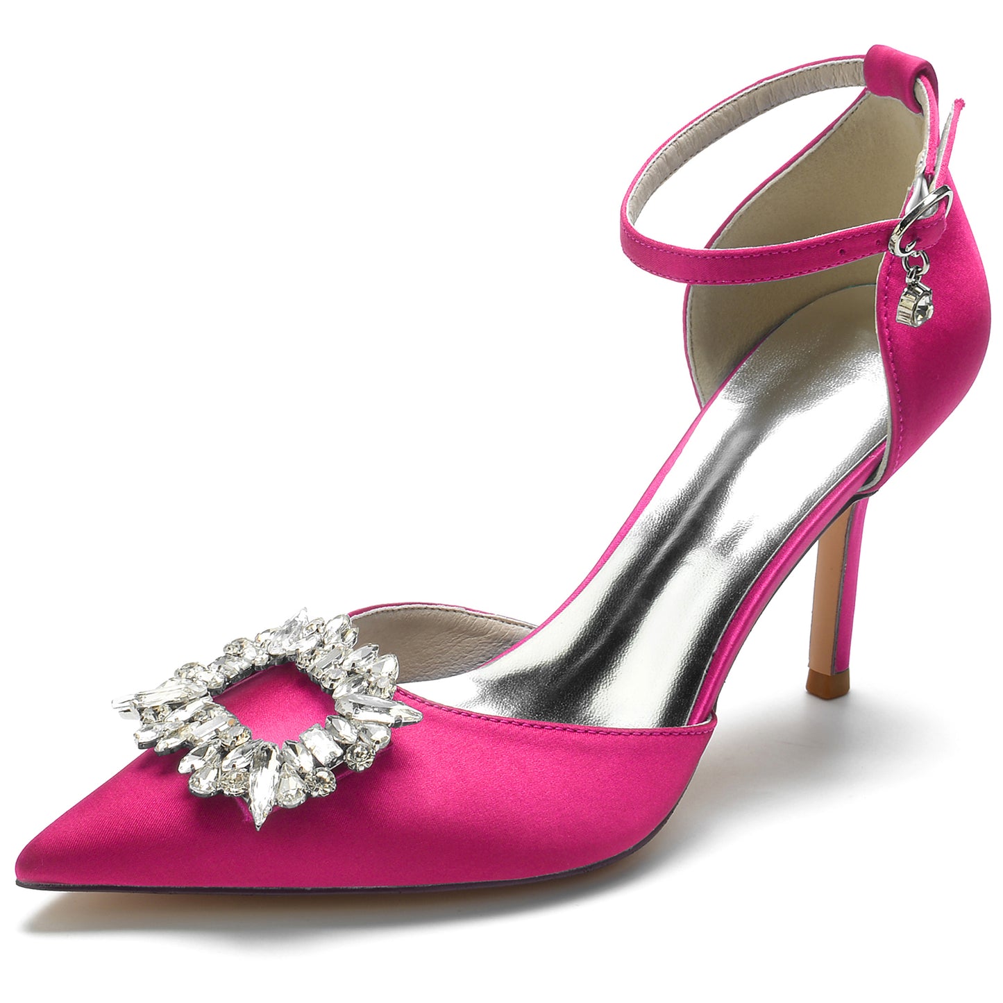 Stiletto Heel 8.5cm Silk-Like Shoes CK0133