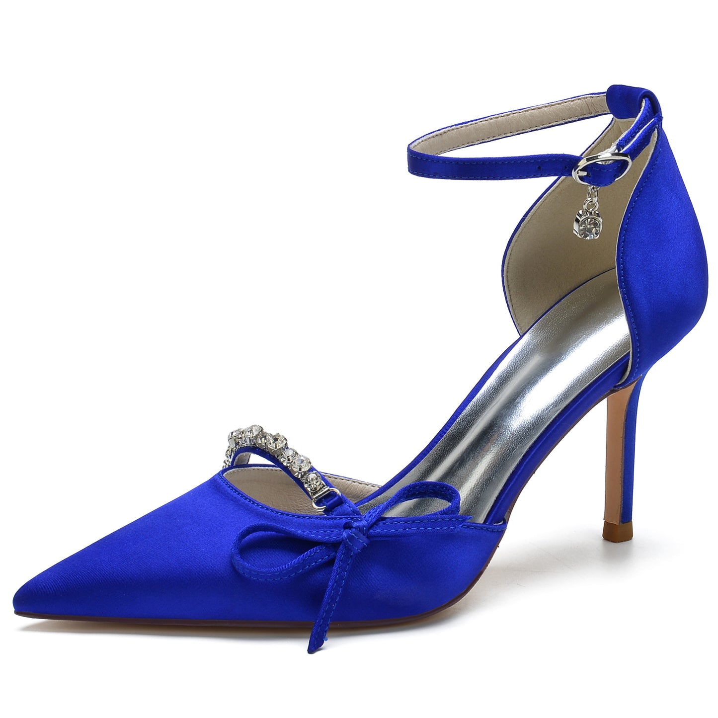 Stiletto Heel 8.5cm Silk-Like Shoes CK0135