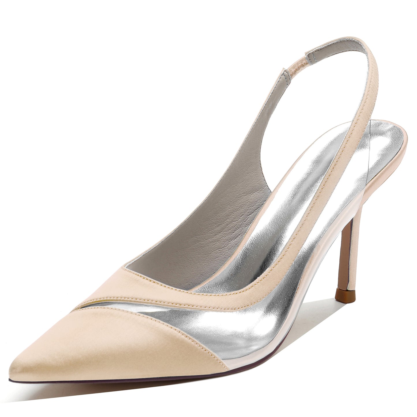 Stiletto Heel 8.5cm Silk-Like Shoes CK0145