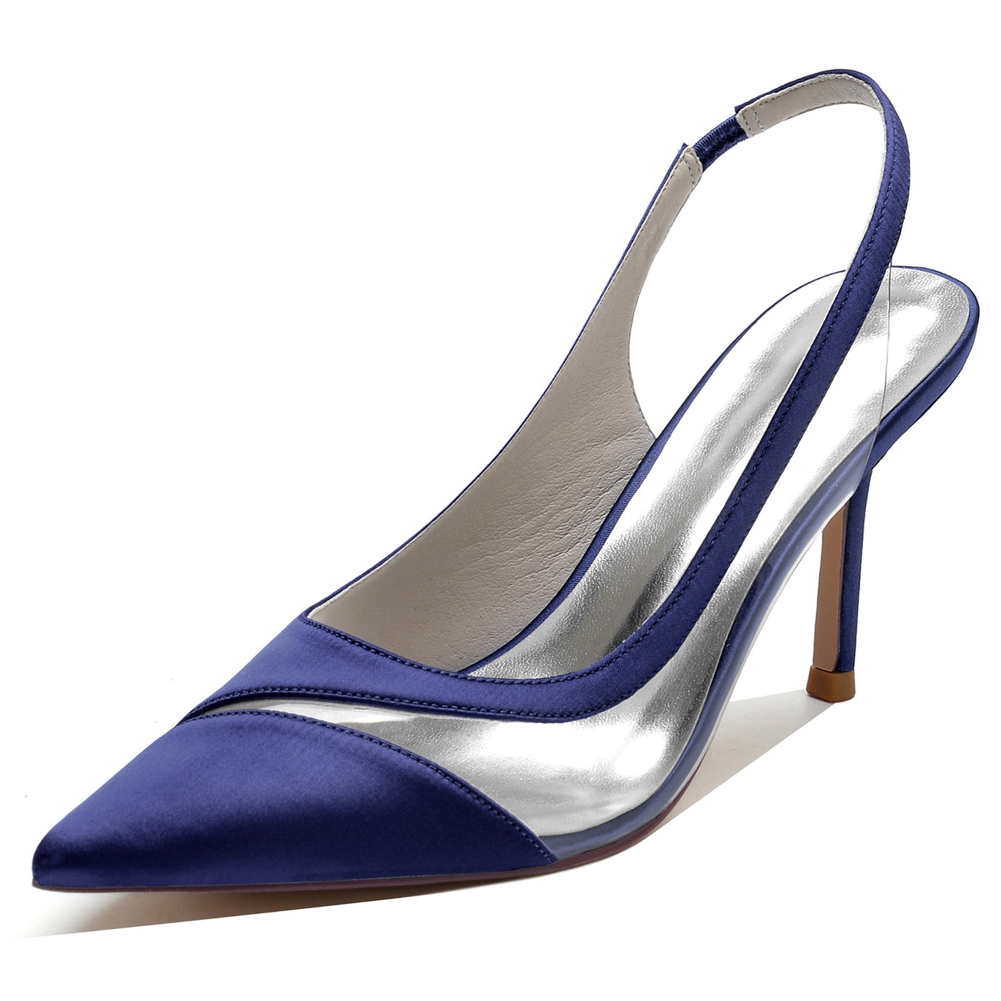 Stiletto Heel 8.5cm Silk-Like Shoes CK0145