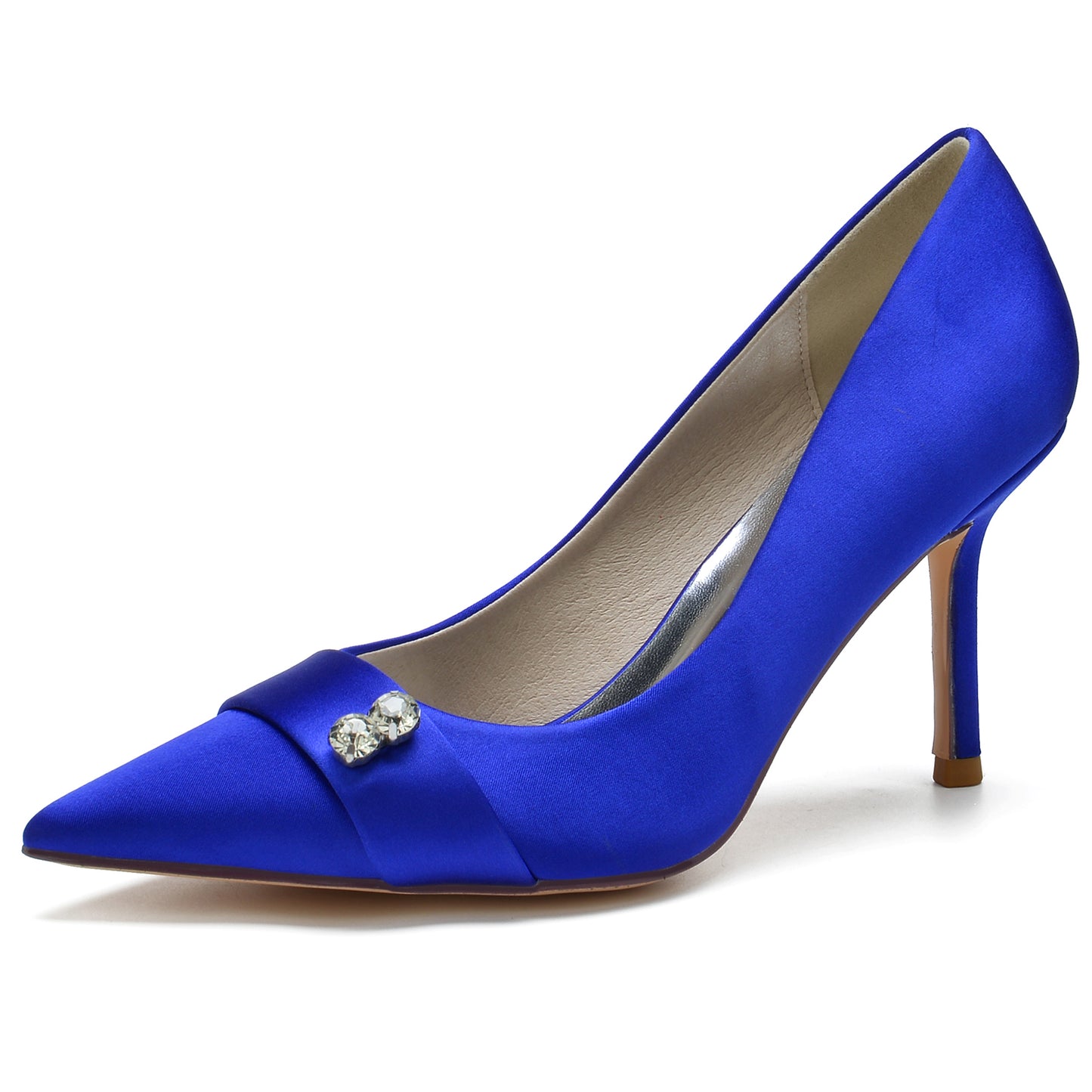 Stiletto Heel 8.5cm Silk-Like Shoes CK0152