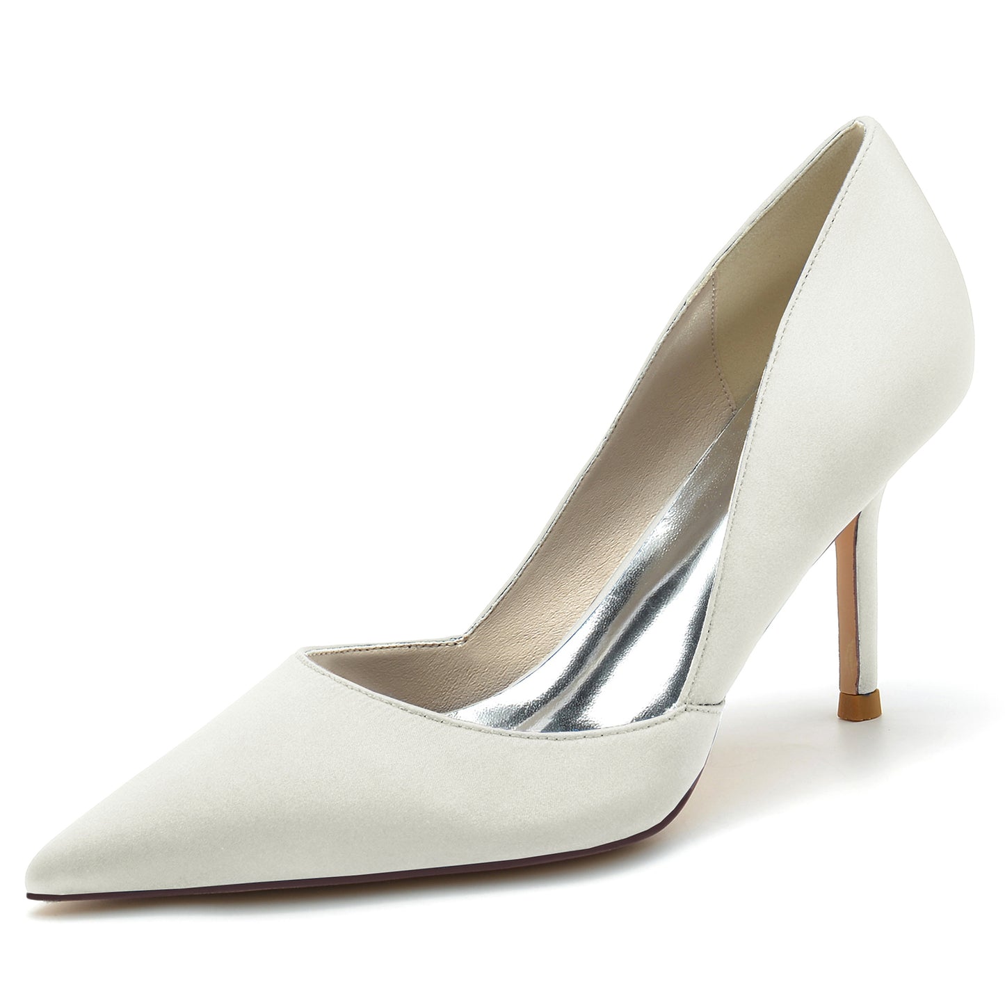 Stiletto Heel 8.5cm Silk-Like Shoes CK0160